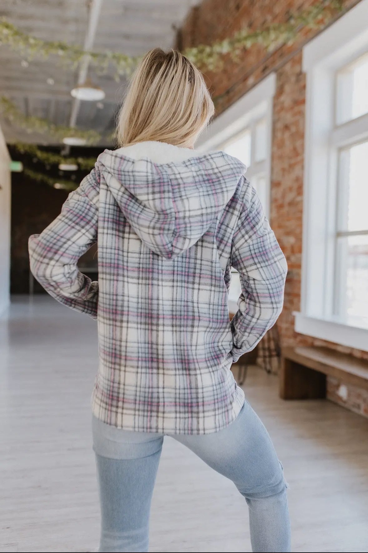 Plaid Pullover Hoodie