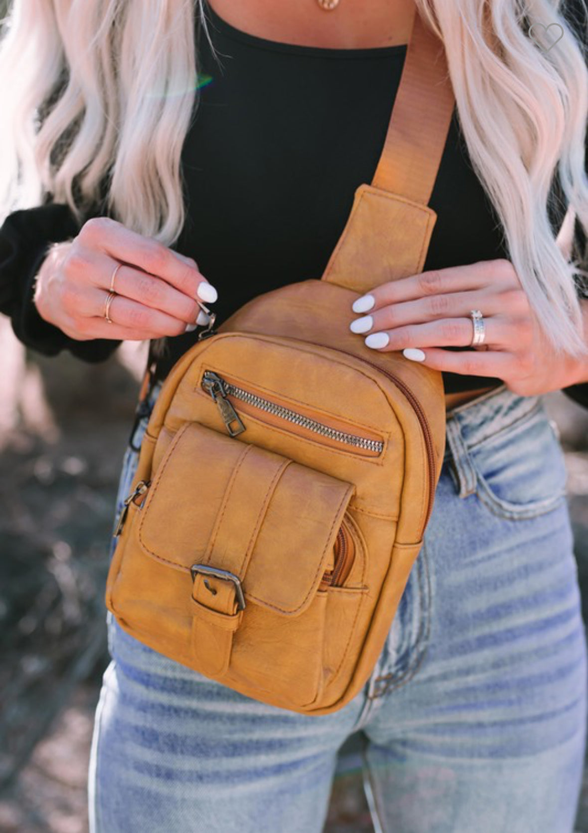 Crossbody Buckle Bag