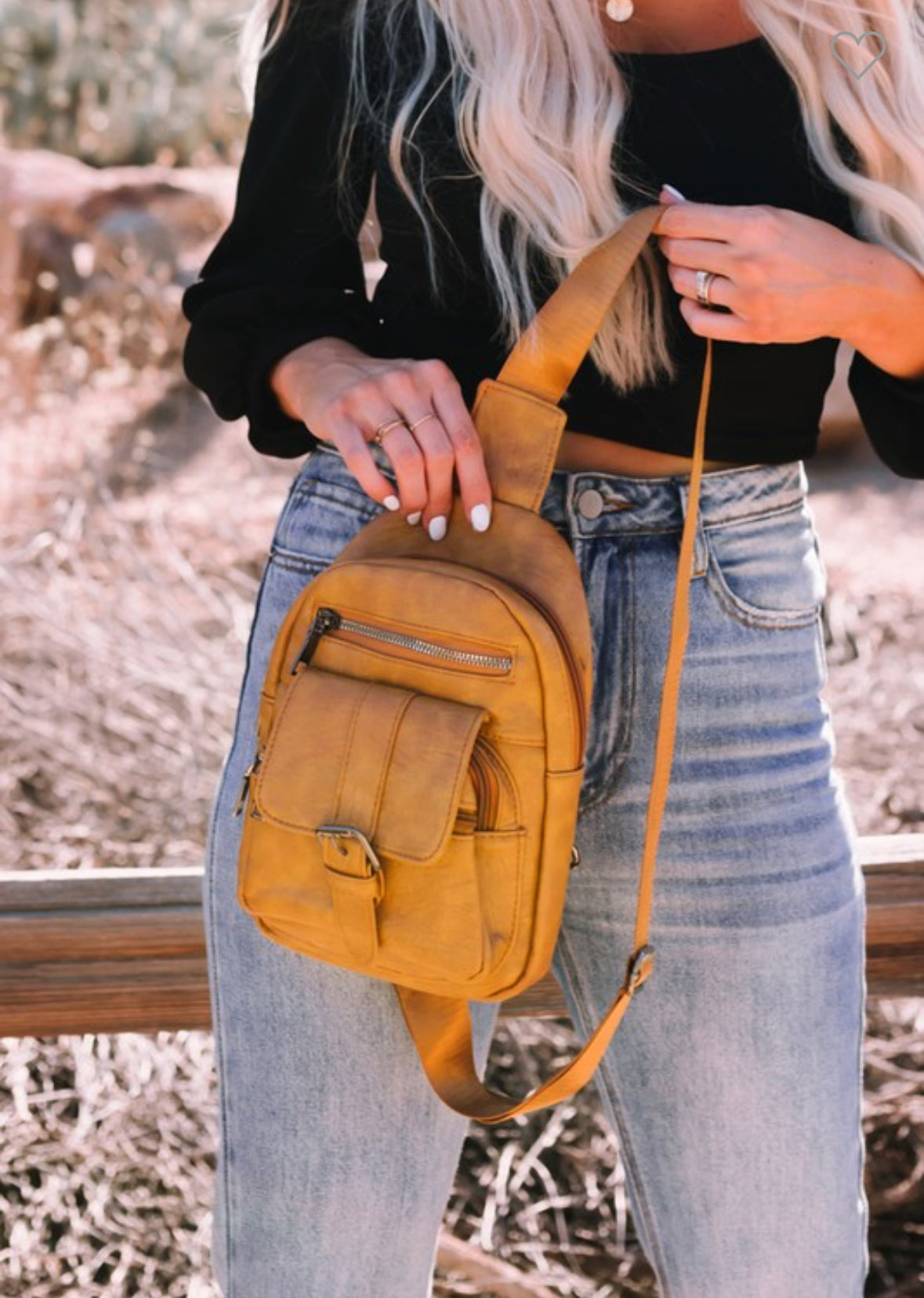 Crossbody Buckle Bag