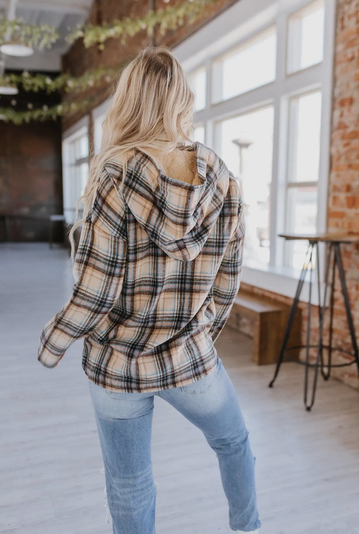 Plaid Pullover Hoodie