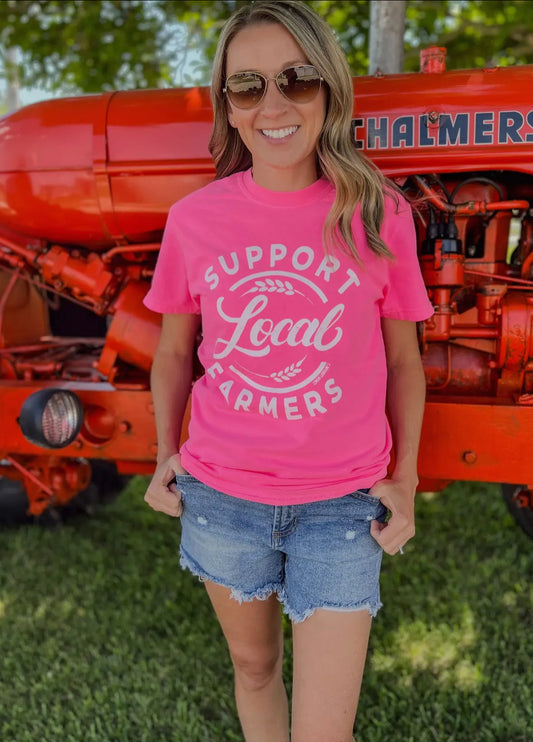 Support local farmers PINK