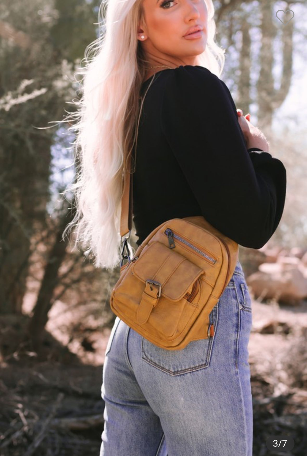 Crossbody Buckle Bag